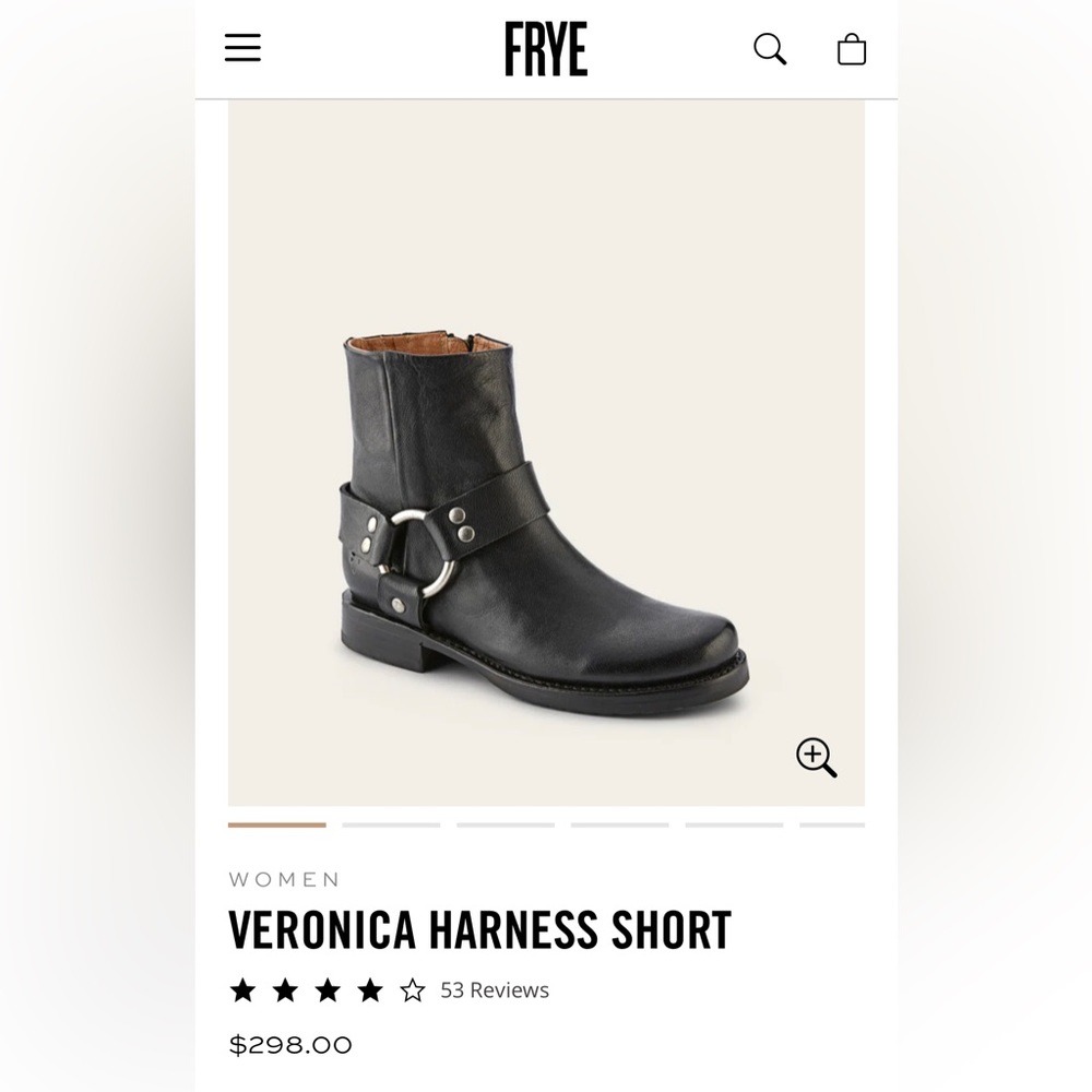 FRYE VERONICA HARNESS SHORT BOOT. Great condition